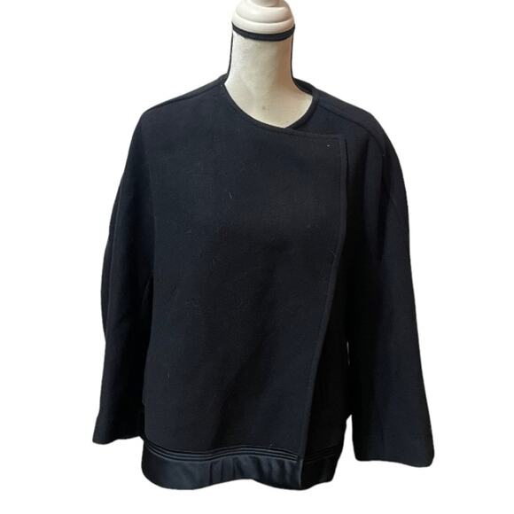 CHLOE Wool Blend Sweater Coat Black Retails $1,950 New - Picture 6 of 12